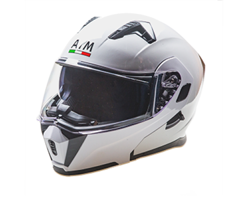 AiM Шлем модуляр JK906 White
